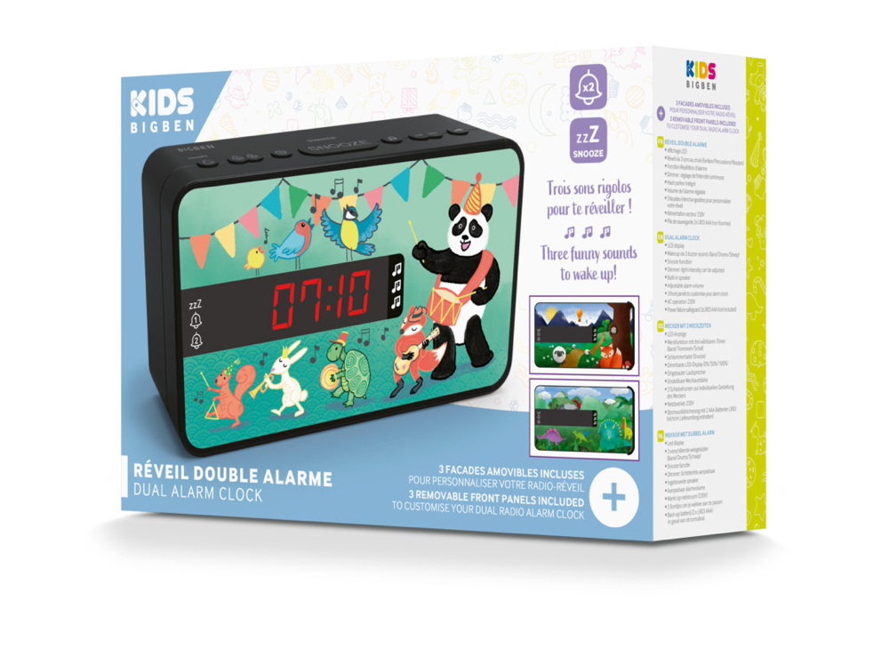 Bigben Wecker Kids R16 Stories inkl. 3 Frontblenden AU385205