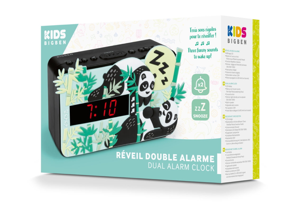 Bigben Wecker Kids R15 Panda 3D Dekor AU385267