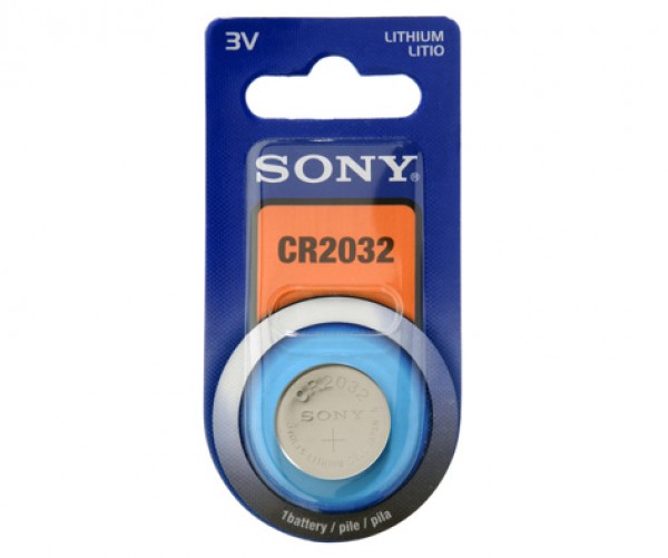 1 Sony Batterie Lithium Knopfzelle CR2032 3V/220mAh Restposten