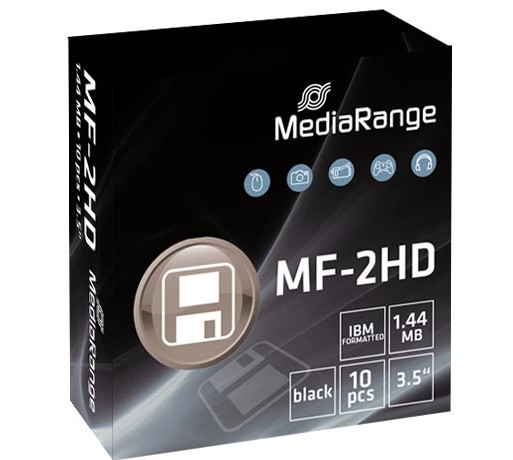 10 Mediarange MF-2HD Disketten 1,44 MB