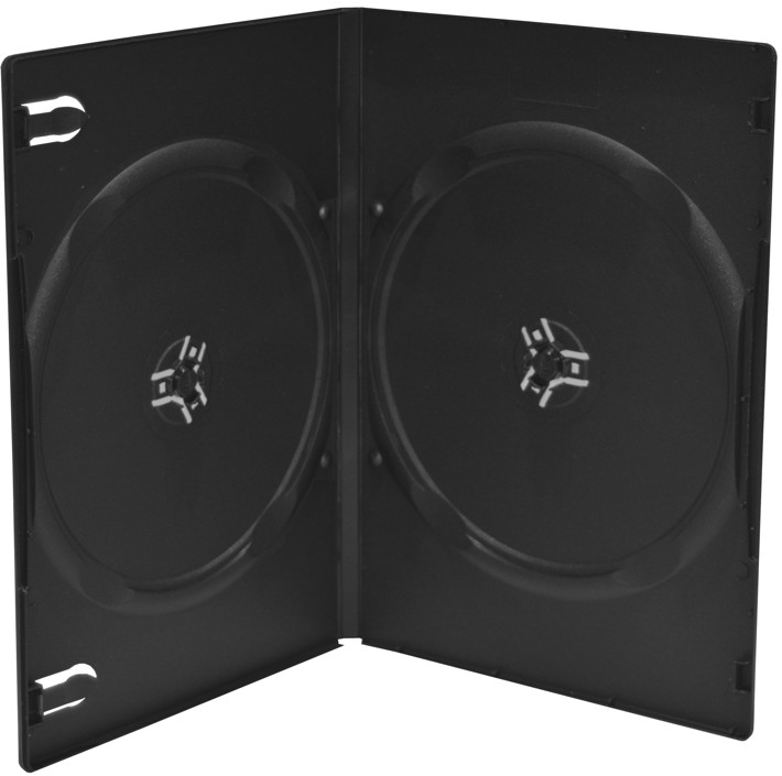 OEM 100 DVD H&uuml;llen slim 7 mm f&uuml;r je 2 CD/DVD 190x135x7 mm professional machine packing