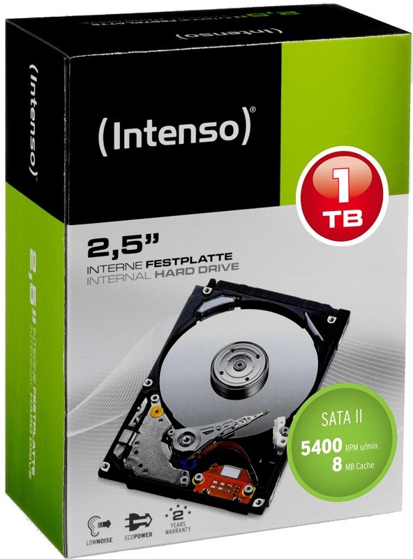 Intenso HDD interne Festplatte 2,5 Zoll 1TB 8MB SATA II