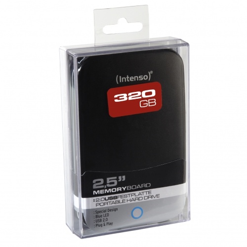 Intenso HDD externe Festplatte Memory Board 2,5 Zoll 320GB schwarz