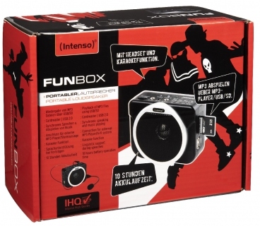 Intenso Funbox portabler Lautsprecher mit Akku