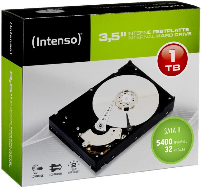 Intenso HDD interne Festplatte 3,5 Zoll 1TB 5400 RPM SATA II