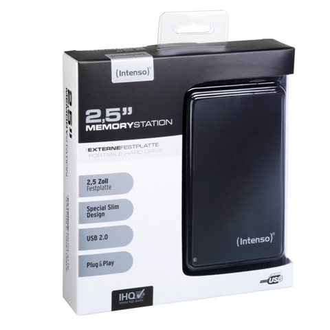 Intenso HDD externe Festplatte Memory Station 2,5 Zoll 500GB schwarz