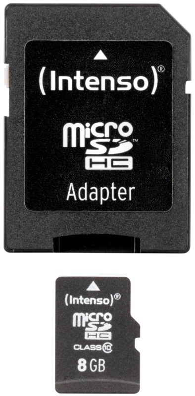 Intenso Micro SDHC Karte 8GB Speicherkarte Class 10 4034303016112 | eBay