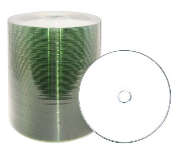 100 JVC (Taiyo Yuden) DVD+R thermo full printable 120min 4,7GB 16x Shrink
