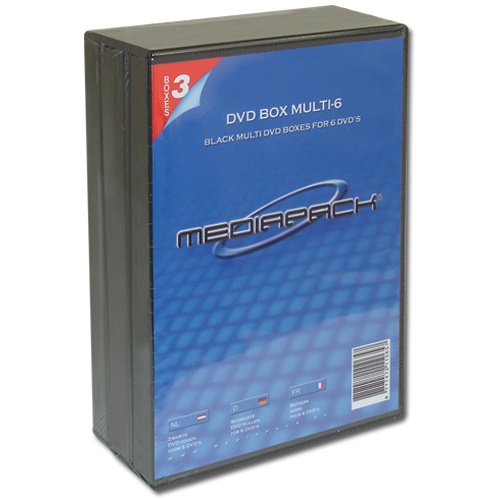3 Mediapack DVD H&uuml;llen f&uuml;r je 6 CD/DVD