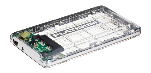 Platinum HDD externe Festplatte 2,5 Zoll 1TB transparent