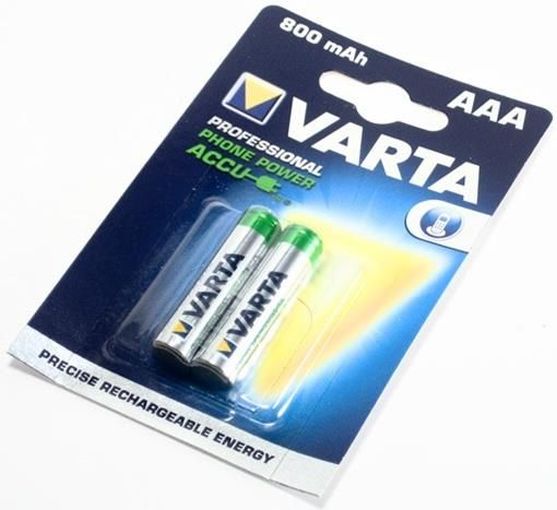 2 Varta T398 Akku AAA 800mAh Phone