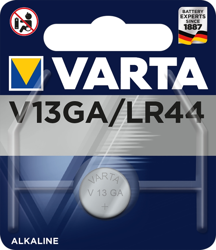 2 Varta 4276 Professional V13GA / LR44 Alkaline Knopfzelle Batterien Blister