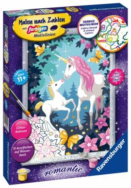 ravensburger malen nach zahlen classic serie d romantic