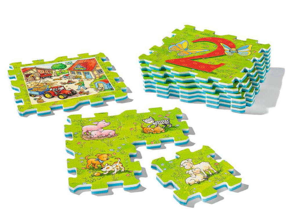 17 Teile Ravensburger Kinder Puzzle my first play puzzles Erstes Zählen