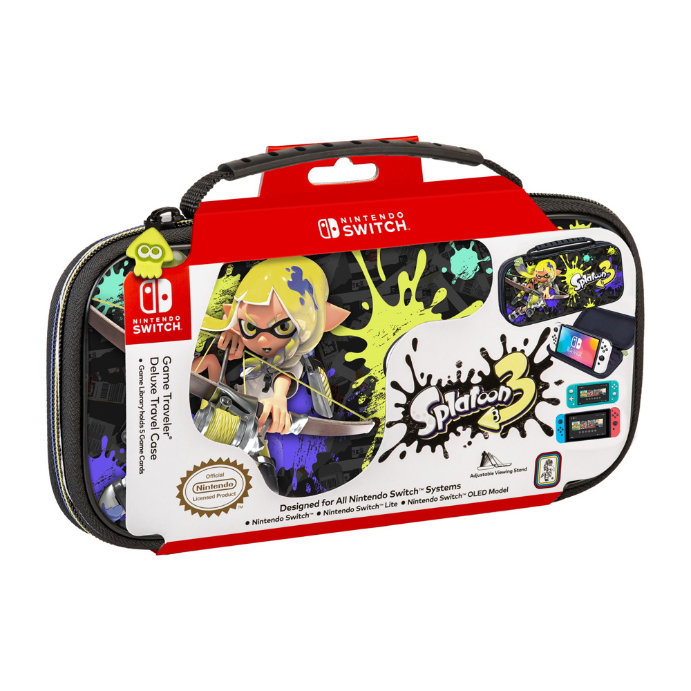 Bigben Nintendo Switch / Lite / OLED Tasche NNS51B Splatoon 3 Transport Case AL112678
