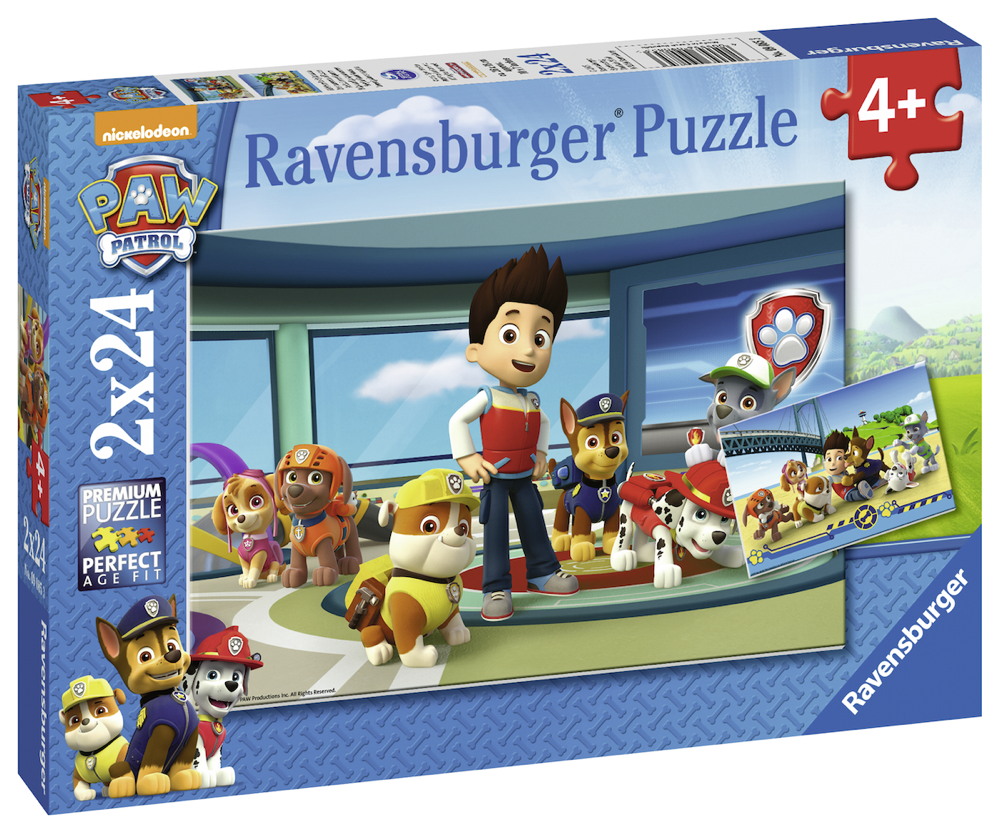 2 X 24 Teile Ravensburger Kinder Puzzle Paw Patrol Hilfsbereite ...