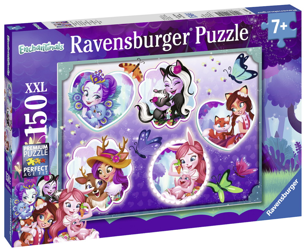 150 Teile Ravensburger Kinder Puzzle XXL Enchantimals und ihre