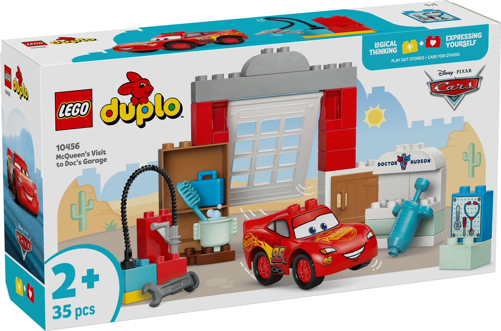 LEGO® DUPLO® McQueens Besuch in Docs Werkstatt 35 Teile 10456