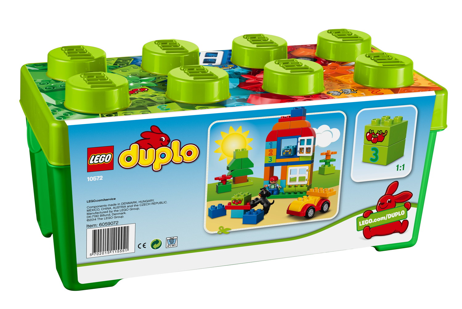 LEGO® DUPLO® Große Steinebox 65 Teile 10572