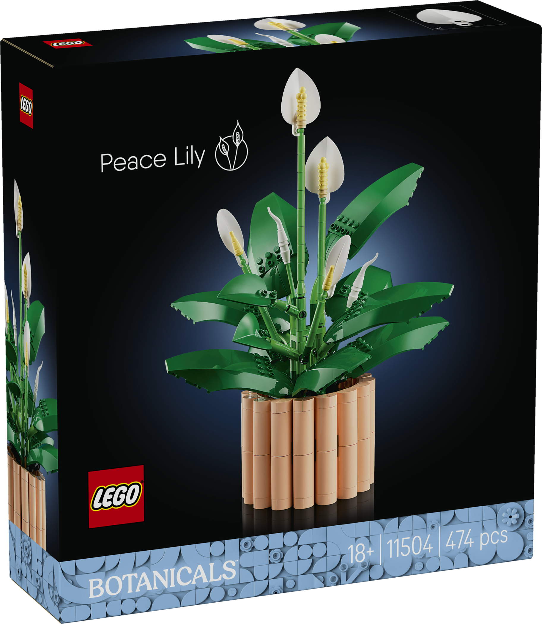 LEGO® Botanicals Friedenslilie 474 Teile 11504