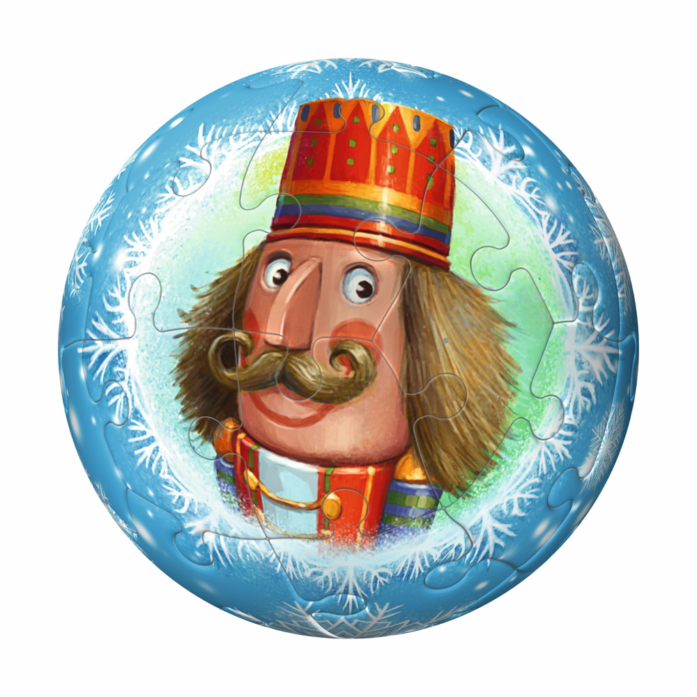 3 x 27 Teile Ravensburger 3D Puzzle Ball Christmas PuzzleBallSet 11678