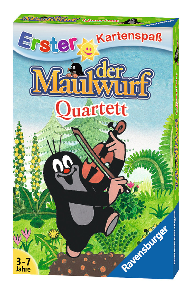 32 Blatt Ravensburger Kinder Kartenspiel Erster Kartenspaß Der Maulwurf Quartett 20435
