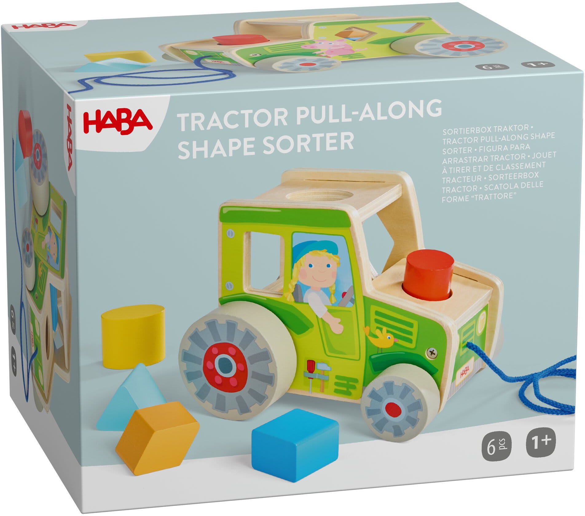 Haba Babywelt Sortierbox Traktor 2013385001