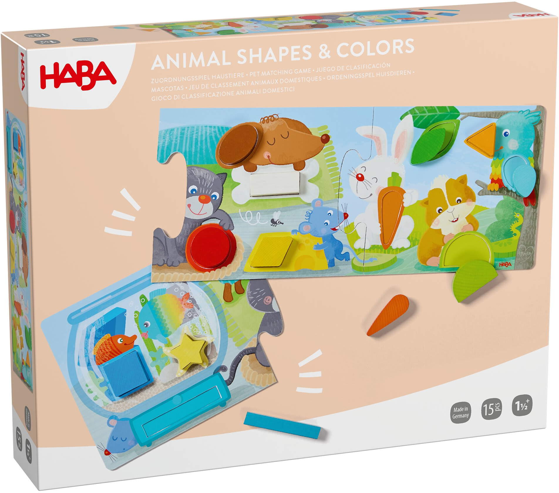 Haba Kinder Puzzle Zuordnungsspiel Haustiere 2013991001