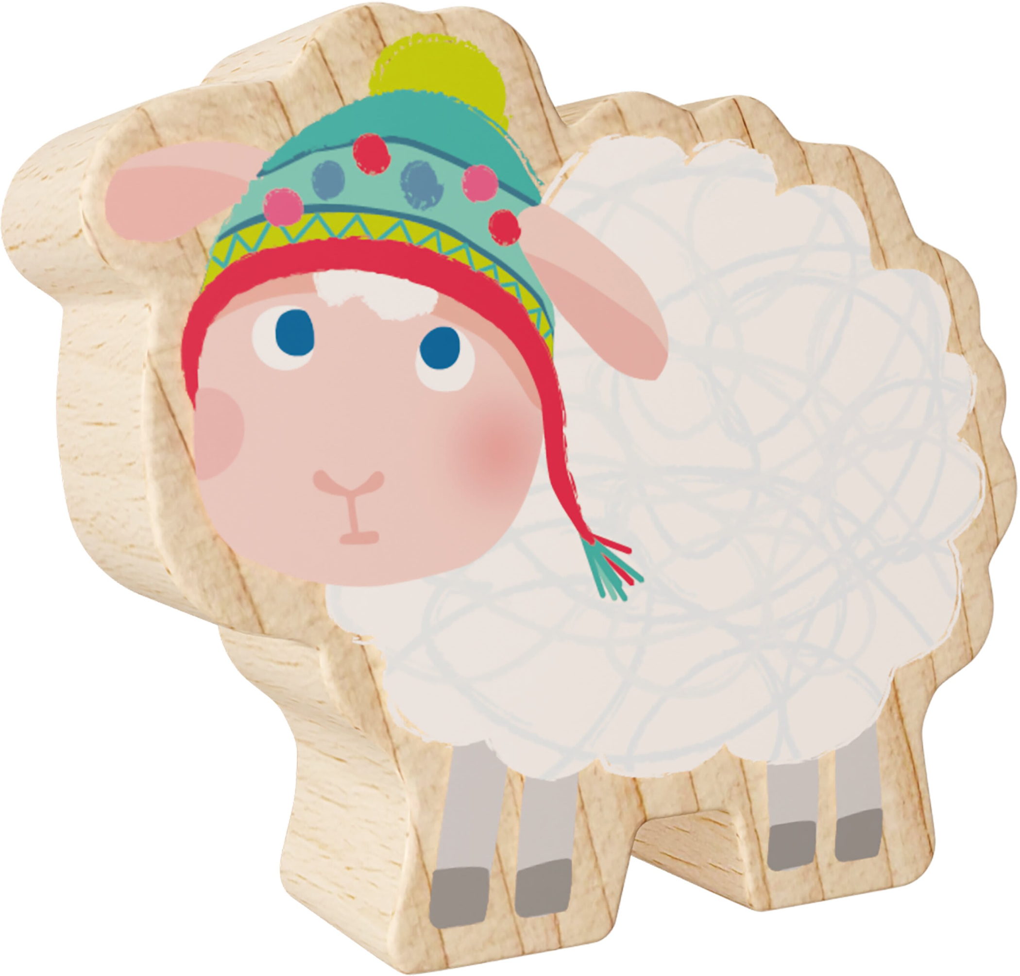Haba Bau- und Entdeckersteine My 1st Block World Schaf Wilma 2013969001