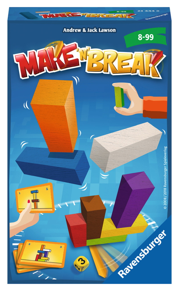 Ravensburger Mitbringspiel Geschicklichkeitsspiel Make 'n' Break 23444