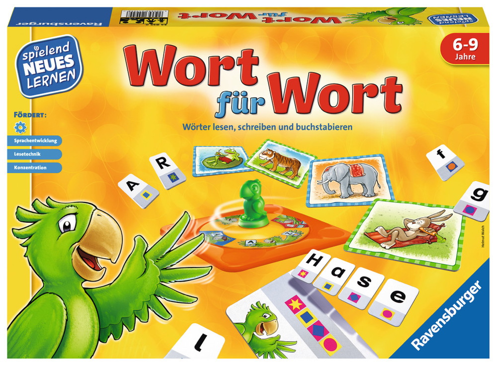 Ravensburger Spielend Neues Lernen Lese- und Rechtschreibspiel Wort f�r Wort 24955
