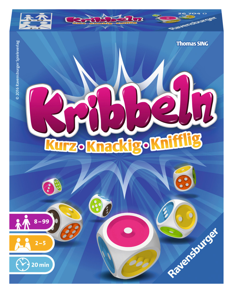 Ravensburger Die flotten Kleinen Würfelspiel Kribbeln 26704