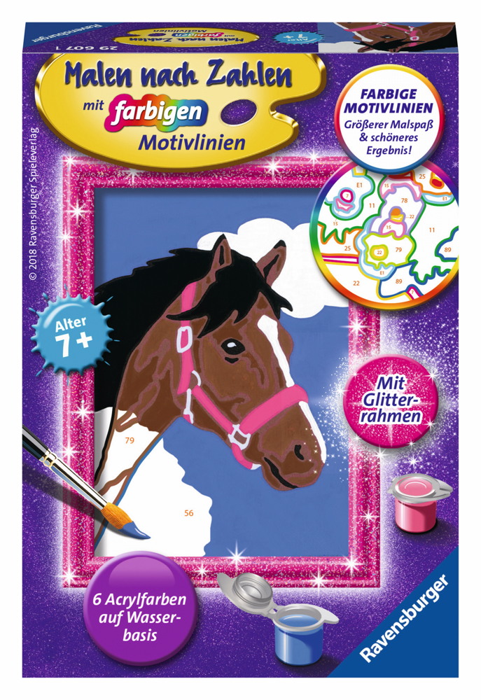 Ravensburger Malen nach Zahlen Classic Serie F Pferd 29607
