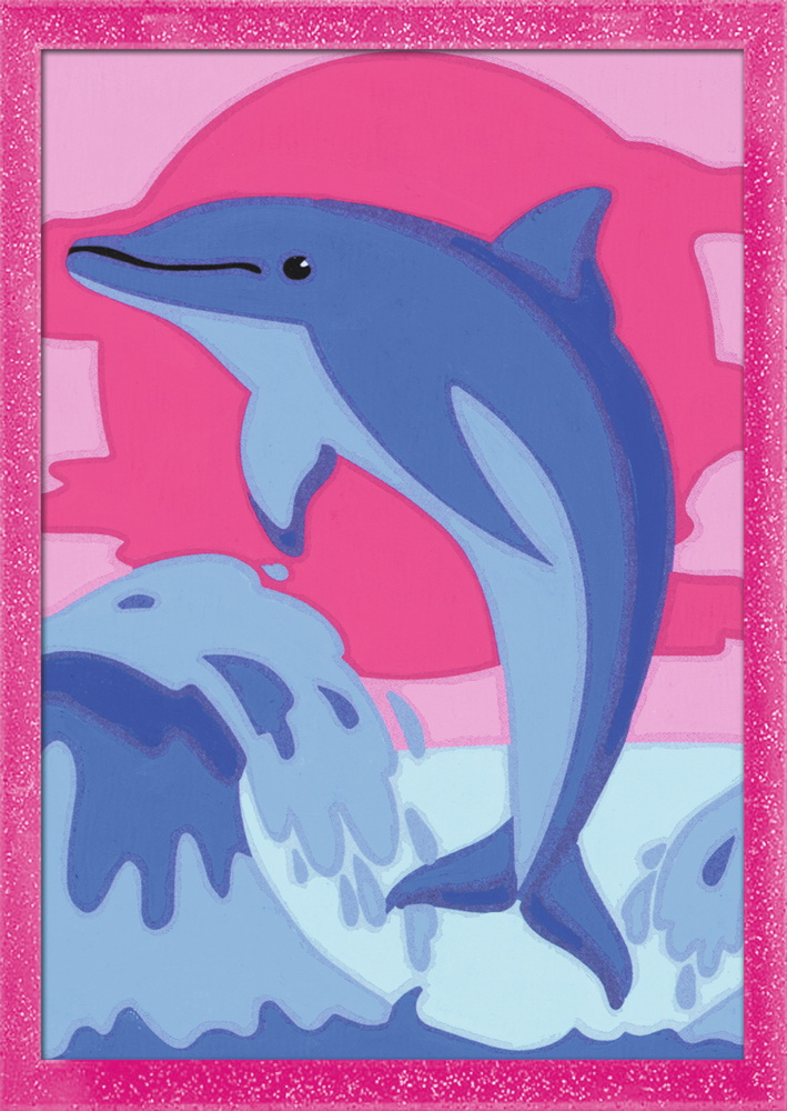 Ravensburger Malen nach Zahlen Classic Serie F Delfin 29608