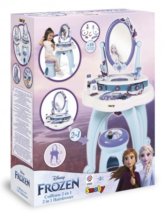 Smoby Spielzeug Rollenspiel My Beauty Disney Frozen Die Eiskönigin 2in1 Frisiertisch 7600320244