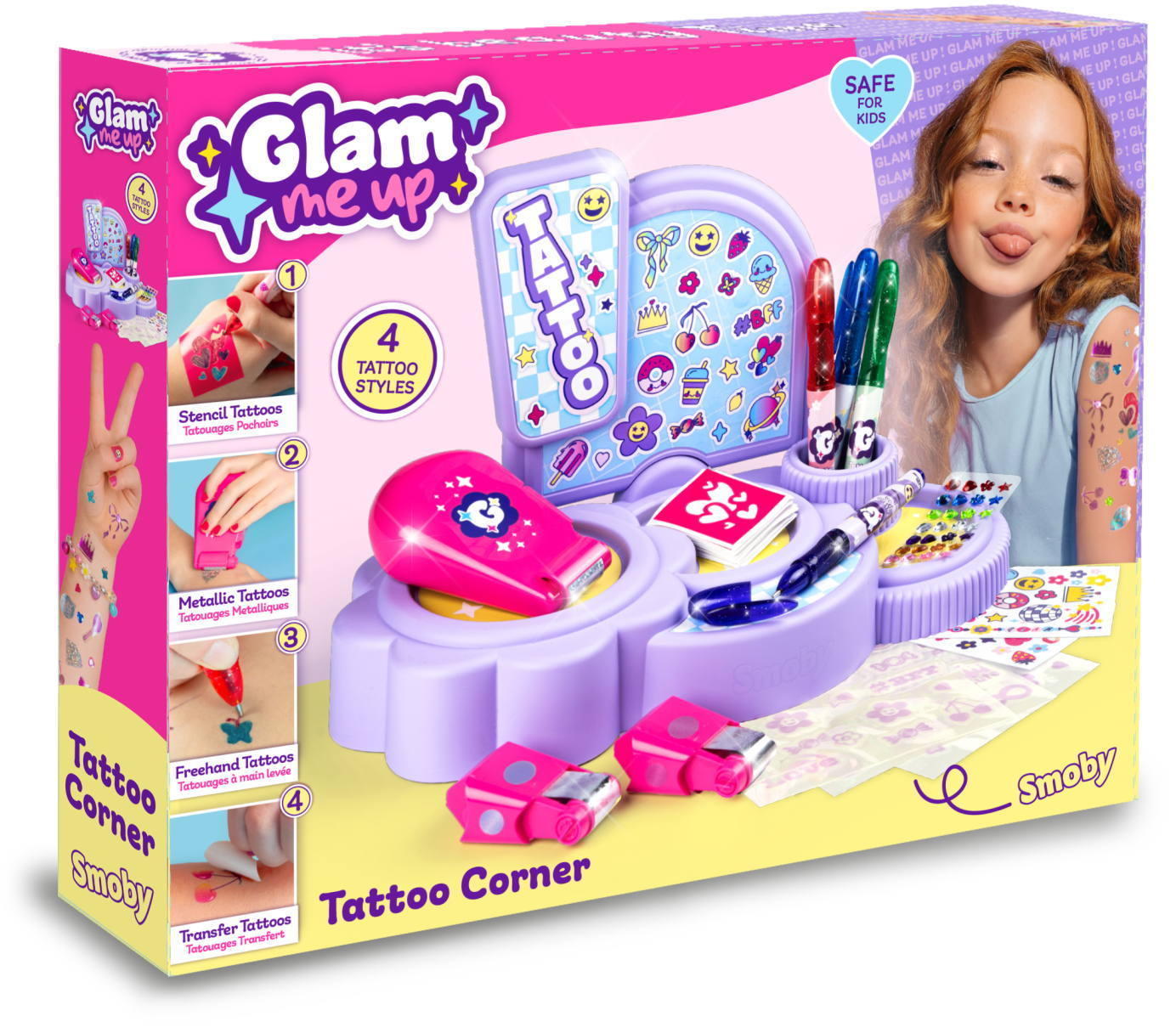 Smoby Spielzeug Rollenspiel Glam Tattoo Corner 7600320414