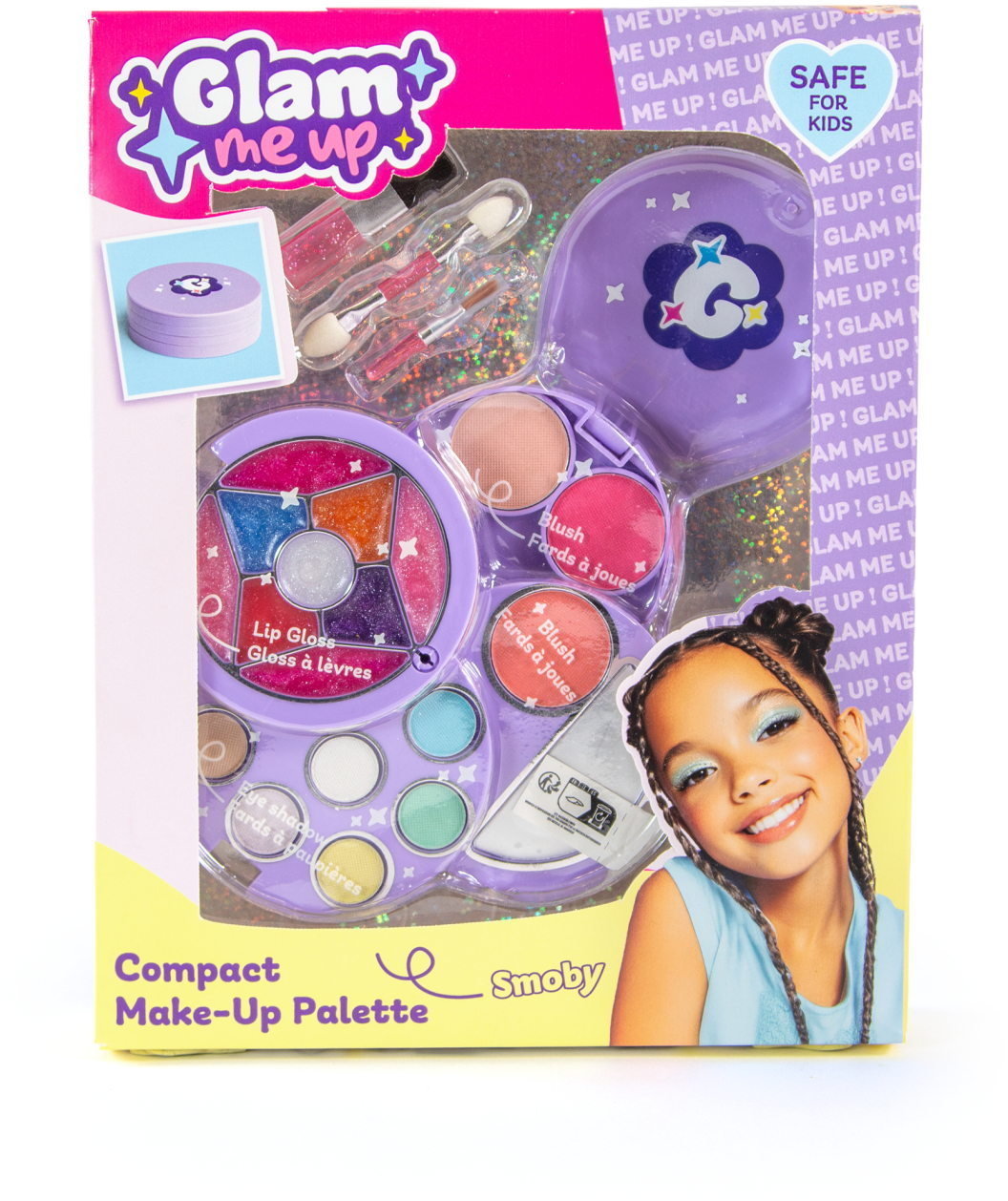 Smoby Spielzeug Rollenspiel Glam Make-up Palette 7600320421