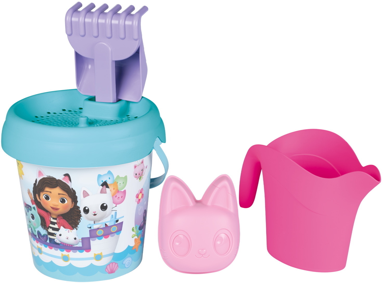 Smoby Outdoor Spielzeug Sand & Strand Gabby's Dollhouse Eimergarnitur und Gie�kanne 7600862192