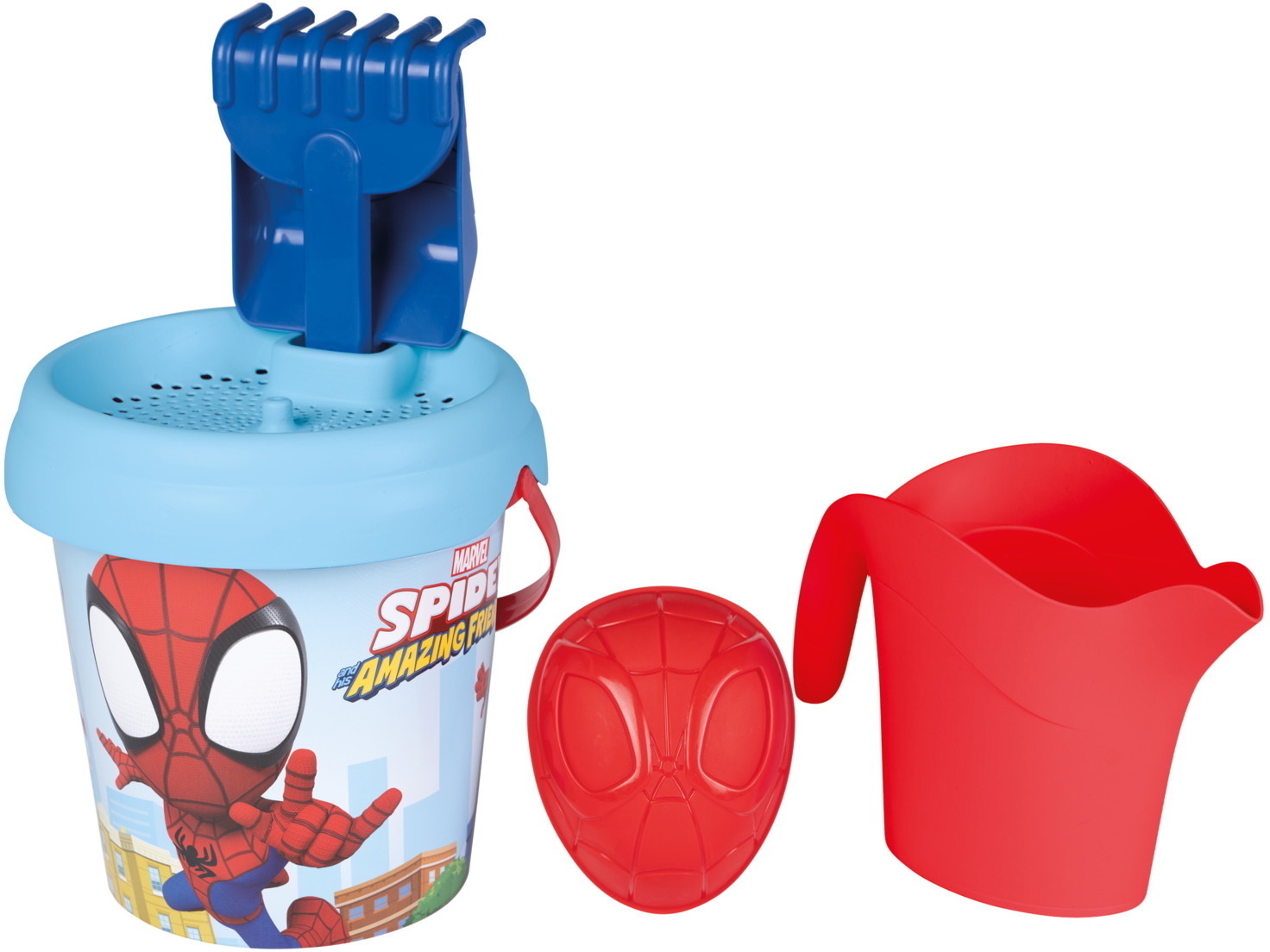 Smoby Outdoor Spielzeug Sand & Strand Spidey Eimergarnitur und Gießkanne 7600862194