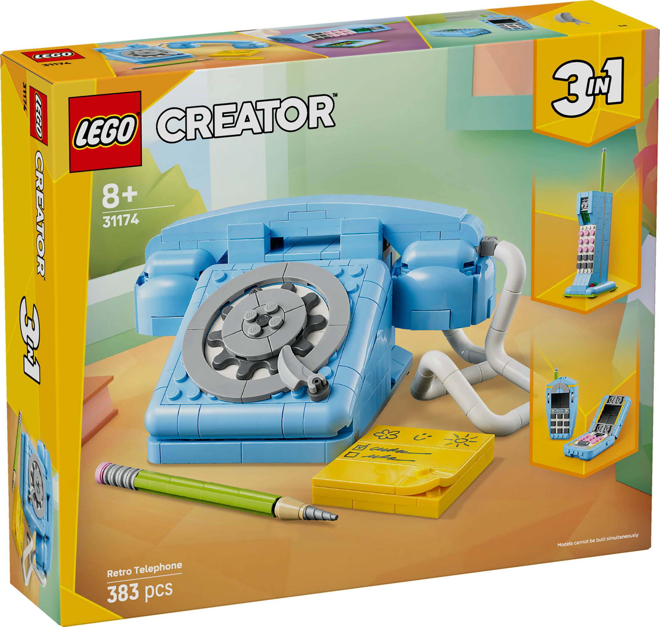 LEGO® Creator Retro-Telefon 383 Teile 31174