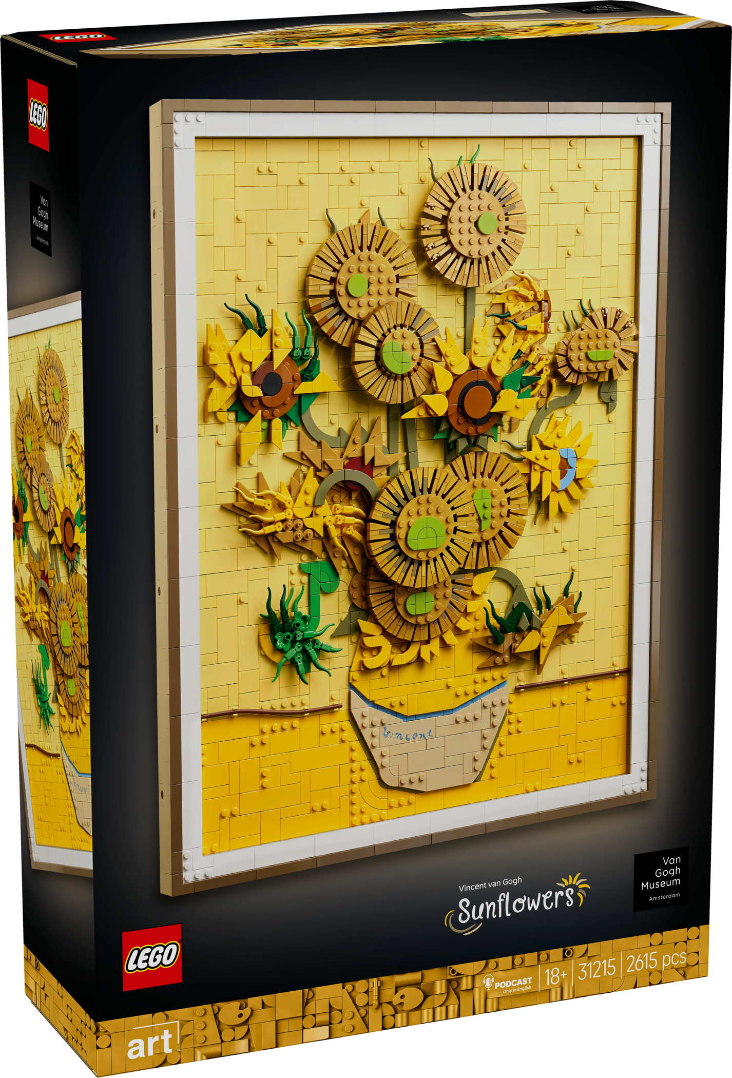 LEGO® ART Vincent van Gogh - Sonnenblumen 2615 Teile 31215