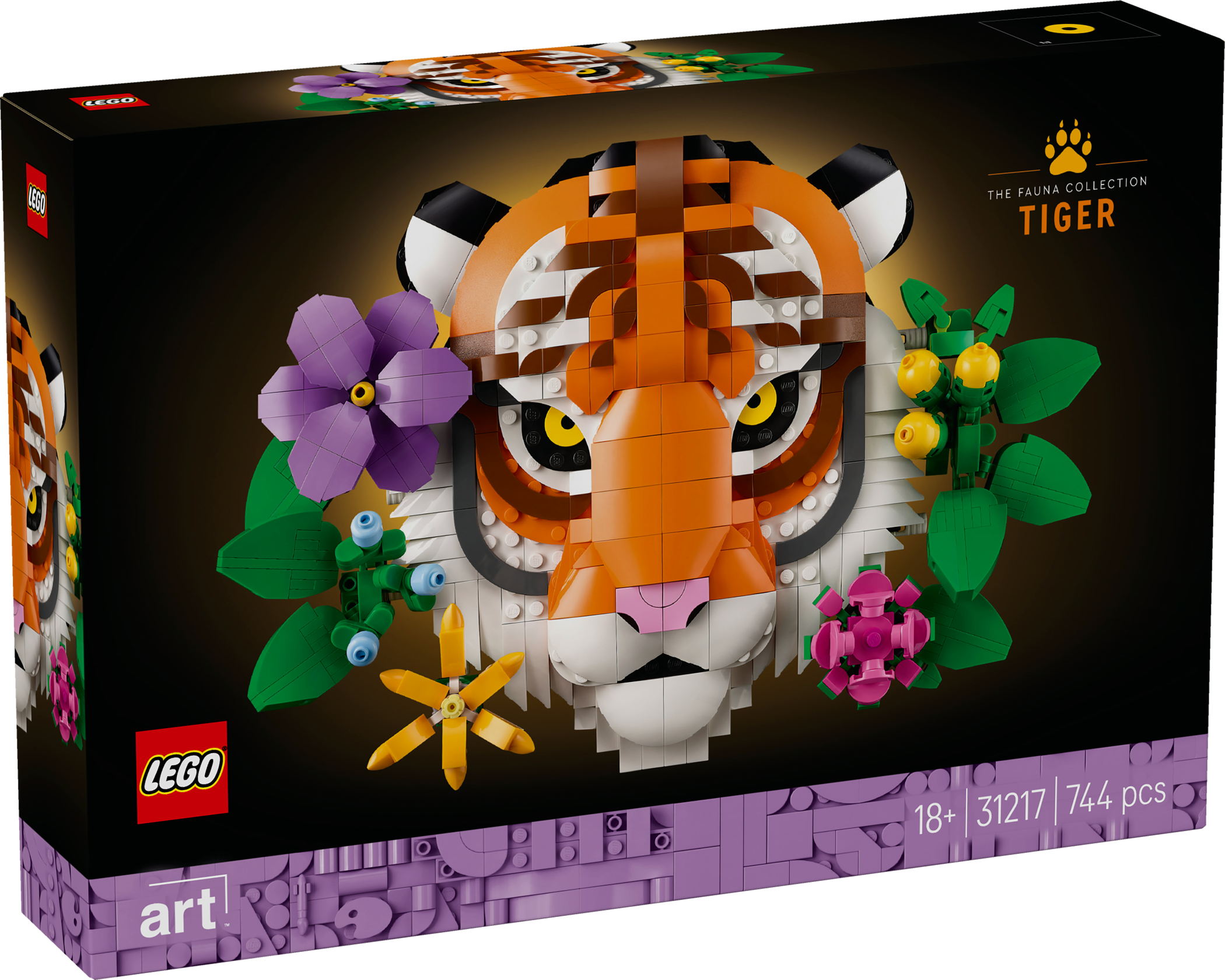 LEGO® ART Fauna Collection - Tiger 744 Teile 31217