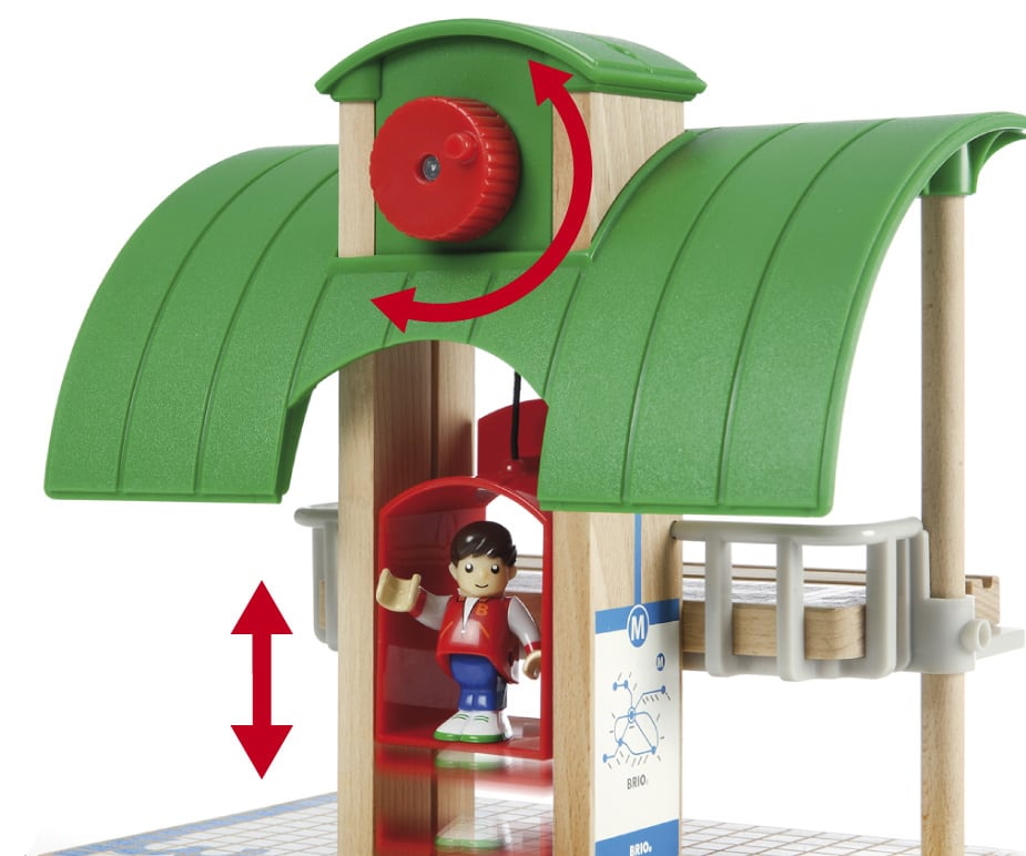 Brio World Eisenbahn Set Straßen und Schienen Bahn Set