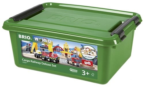 Brio World Eisenbahn Set Frachten Set Deluxe 54 Teile 33097