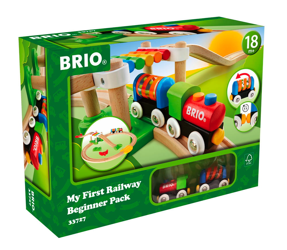 Brio Eisenbahn Meine erste Brio Bahn Set Mein erstes Bahn Einsteiger Set 18 Teile 33727