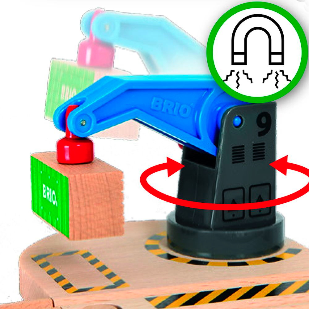 Parliky Holzeisenbahn Tankstelle - 11x10cm Bahnhof Zubehör Für Spielzeugbahn