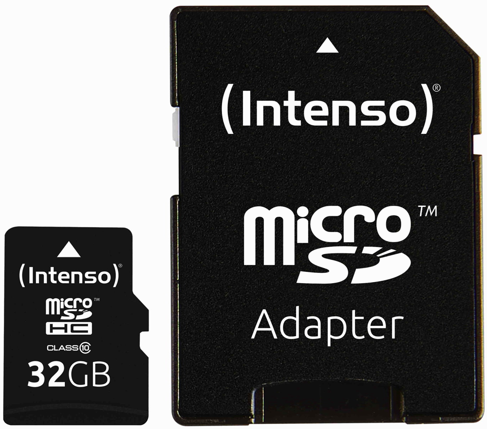 Intenso Micro SDHC Karte 32GB Speicherkarte Class 10 bulk