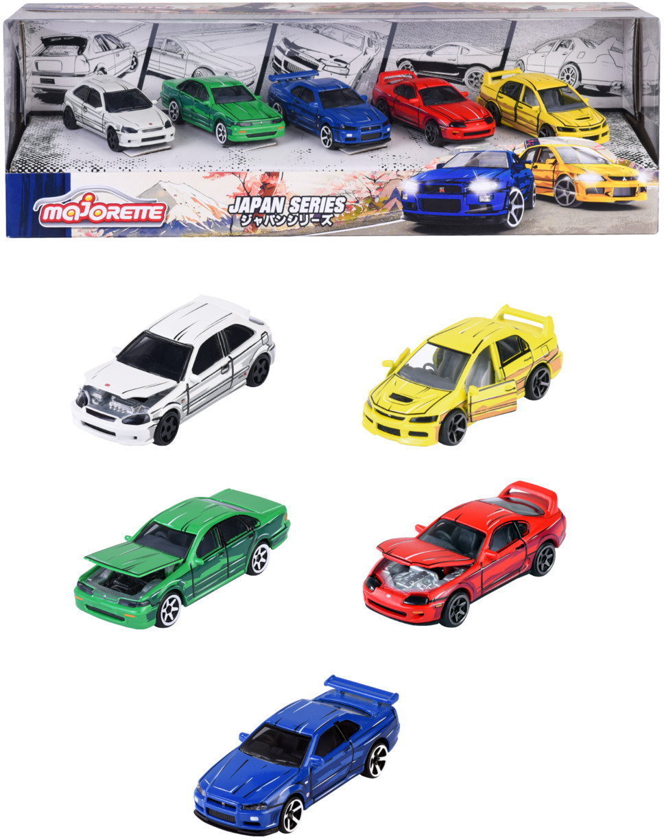 Majorette Spielzeugauto JDM 5er Pack Giftpack 8504105000