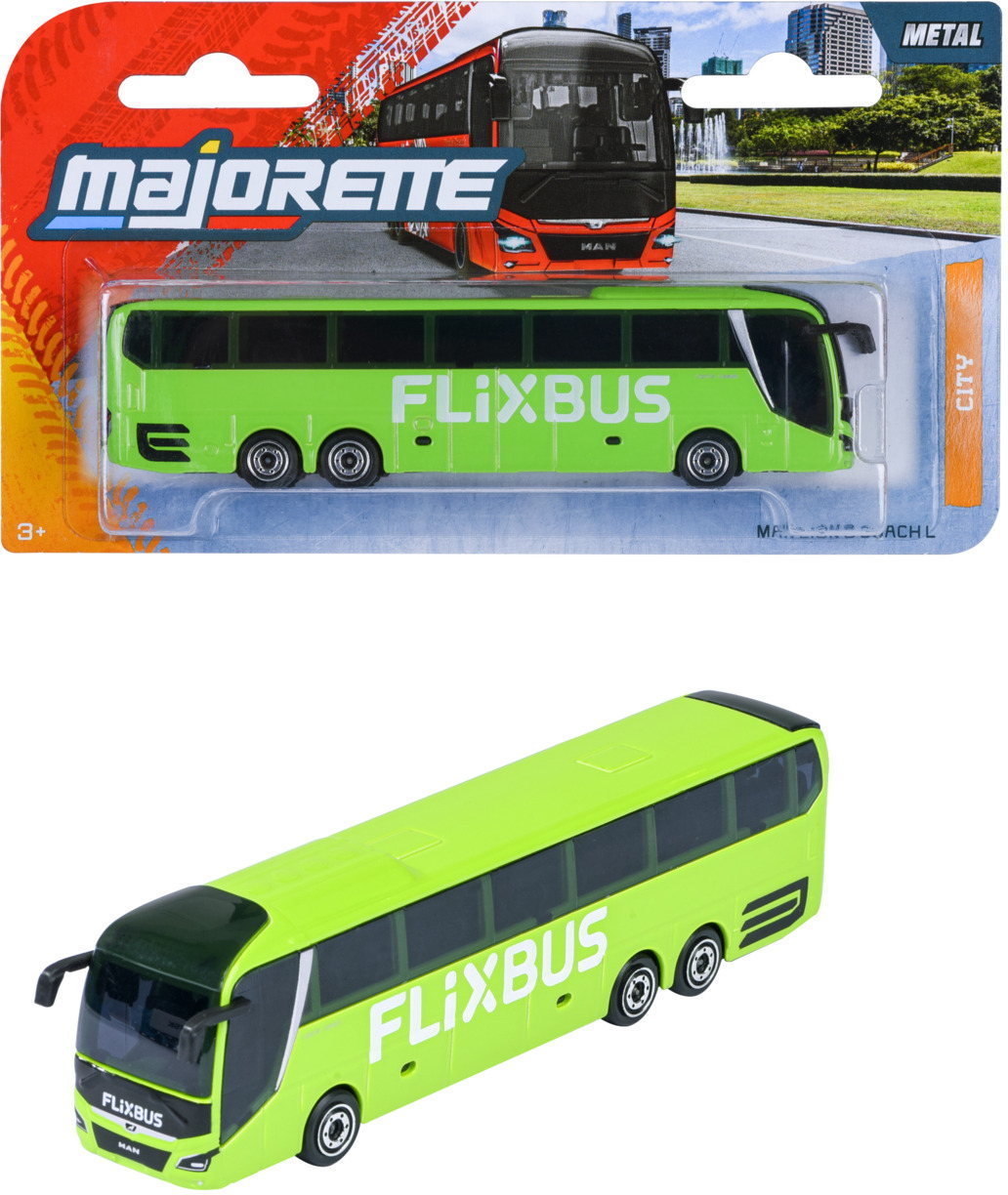 Majorette Spielzeugauto MAN Lion's Coach L Flixbus grün 13 cm 8503002002Q01