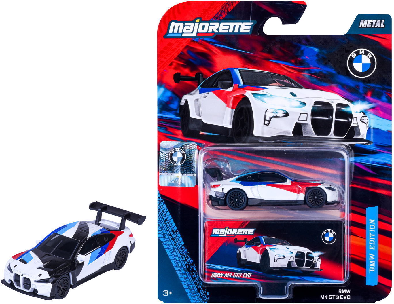 Majorette Spielzeugauto Deluxe BMW M4 GT3 EVO 7,5 cm 8502101003Q02